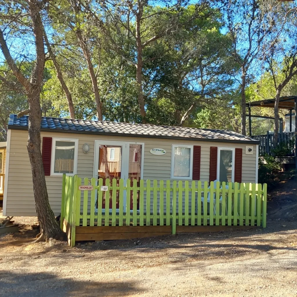 Mobil-home dans l'Aude