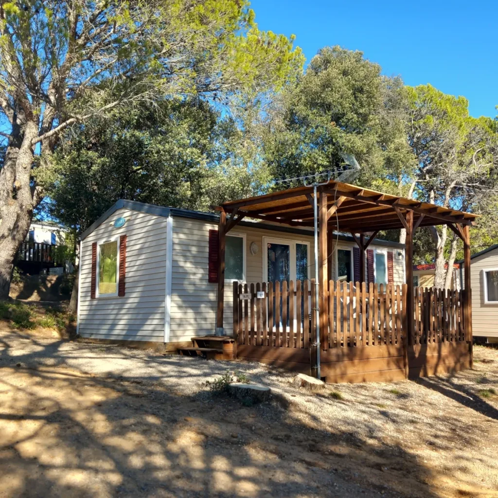 Mobil-home dans l'Aude confort